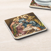 Dessous-de-verre Nativité naissance de jésus (Côté gauche)