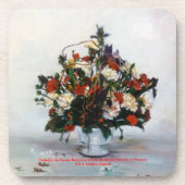 Dessous-de-verre Nature morte de fleurs (Devant)