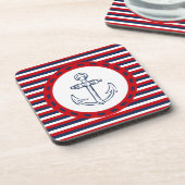 Dessous-de-verre Nautical design (Côté gauche)