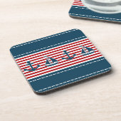Dessous-de-verre Nautical design (Côté gauche)