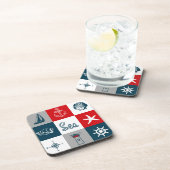Dessous-de-verre Nautical themed design (Côté Droit)