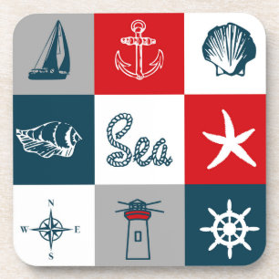 Dessous-de-verre Nautical themed design