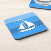 Dessous-de-verre Nautical themed design (Côté gauche)