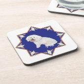 Dessous-de-verre Nautique Bichon Frise (Côté gauche)