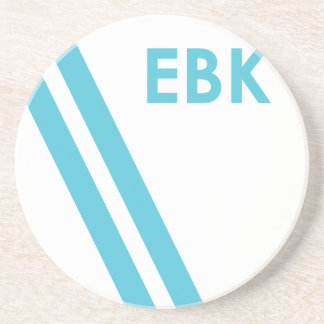 Dessous de verre nautiques de voile - rayure de