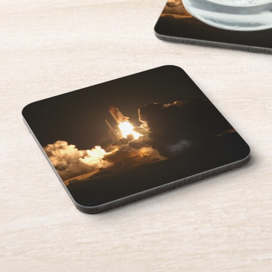 Dessous-de-verre Navette spatiale Terre Orbitale Nuit Spacecraft Ca (Côté gauche)