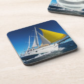 Dessous-de-verre Navigation d'océan dans un yacht (Côté gauche)