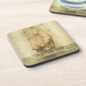 Dessous-de-verre Navire classique nautique (Neutre) (Côté gauche)