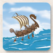 Dessous-de-verre Navire Viking (Devant)