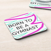 Dessous-de-verre Né pour être un Gymnaste (Côté gauche)