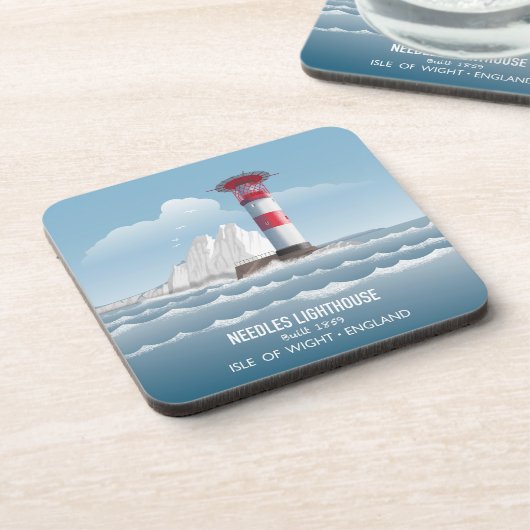 Dessous-de-verre Needles Lighthouse (Côté gauche)