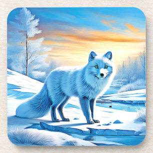 Dessous-de-verre Neige arctique