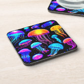 Dessous-de-verre Neon Jellyfish (Côté gauche)