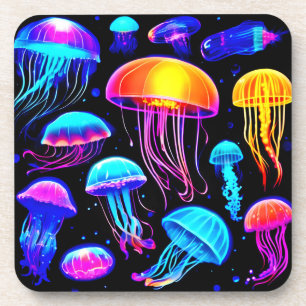Dessous-de-verre Neon Jellyfish