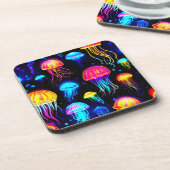 Dessous-de-verre Neon Jellyfish Dreamscape (Côté gauche)