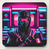 Dessous-de-verre néon ninja (Devant)