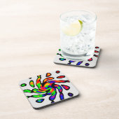 Dessous-de-verre Néon Twirl (Côté Droit)