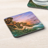 Dessous-de-verre Nerithea and the Moral Catch - Fisherman’s Dilemma (Côté gauche)