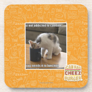 Dessous-de-verre N'est pas dépendant à la caféine