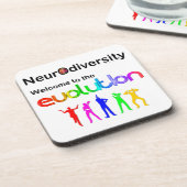 Dessous-de-verre Neurodiversity Welcome (Côté gauche)