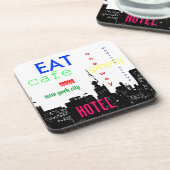 Dessous-de-verre New York City Pop Art (Côté gauche)