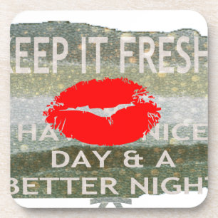 Dessous-de-verre Nice et parfait enregistrer la date