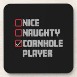 Dessous-de-verre Nice Naughty Cornhole Lecteur Liste Lâche Noël<br><div class="desc">Nice Naughty Cornhole Lecteur Liste Lâche Noël</div>