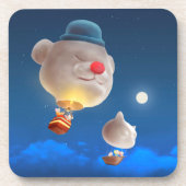 Dessous-de-verre Night Sky Balloon Adventure (Devant)