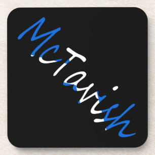 Dessous-de-verre N'importe quel nom sur le pavillon écossais