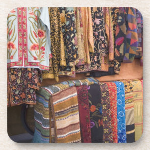 Dessous-de-verre NM, Nouveau-Mexique, Père Noël Fe, vêtements Navaj