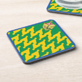 Dessous-de-verre Nobile Contrada del Bruco (Caterpillar) Palio (Côté gauche)