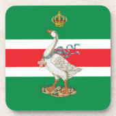 Dessous-de-verre Nobile Contrada dell' Oca (Oie) Palio (Devant)