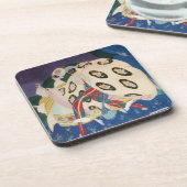 Dessous-de-verre NOCTURNE AVEC MASQUES / Mascarade vénitienne (Côté gauche)