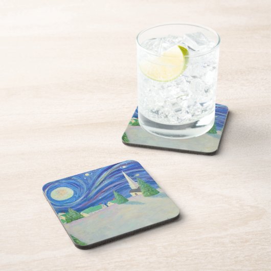 Dessous de verre nocturne étoilé (Côté Droit)