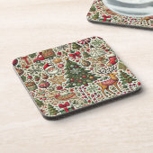 Dessous-de-verre Noël (Côté gauche)