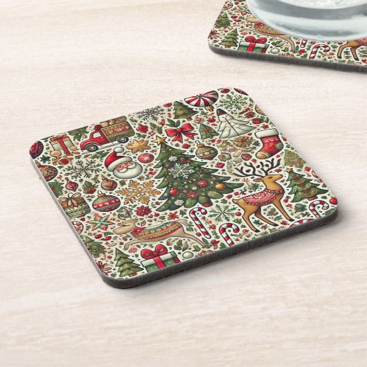 Dessous-de-verre Noël (Côté gauche)