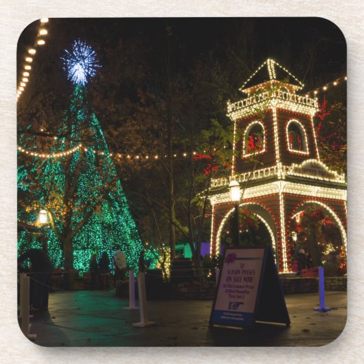 Dessous-de-verre Noël À Silver Dollar City (Devant)