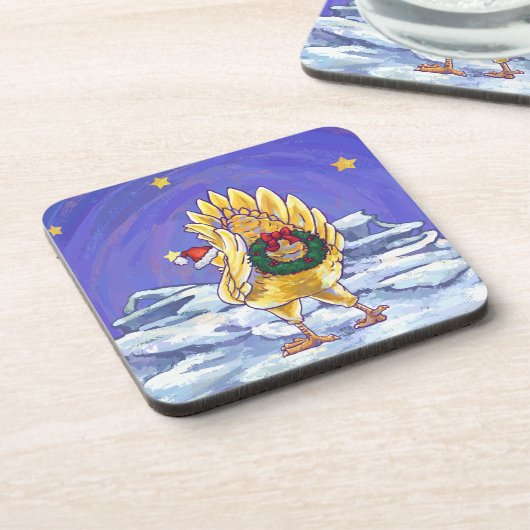 Dessous-de-verre Noël au poulet (Côté gauche)