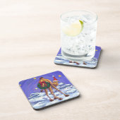 Dessous-de-verre Noël aux chameaux (Côté Droit)