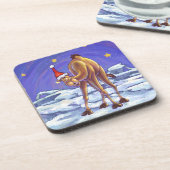 Dessous-de-verre Noël aux chameaux (Côté gauche)