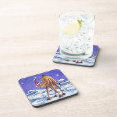 Dessous-de-verre Noël aux chameaux (Côté Droit)