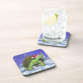 Dessous-de-verre Noël de la tortue nocturne étoilée (Côté Droit)