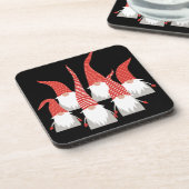 Dessous-de-verre Noël Gnomes elfes de vacances jote Noël saisonnier (Côté gauche)