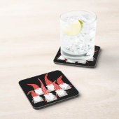 Dessous-de-verre Noël Gnomes elfes de vacances jote Noël saisonnier (Côté Droit)