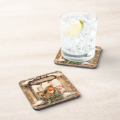 Dessous-de-verre Noël père Noël Et Robin (Côté Droit)