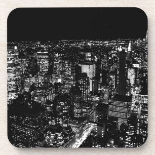 Dessous-de-verre Noir et blanc New York