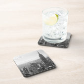 Dessous-de-verre Noir et blanc New York City (Côté Droit)