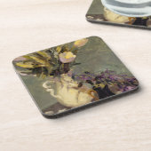 Dessous-de-verre Noir et or (Côté gauche)