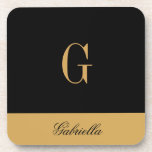 Dessous-de-verre Noir or<br><div class="desc">Noir or</div>