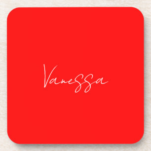 Dessous-de-verre Nom d'écriture professionnelle personnalisé